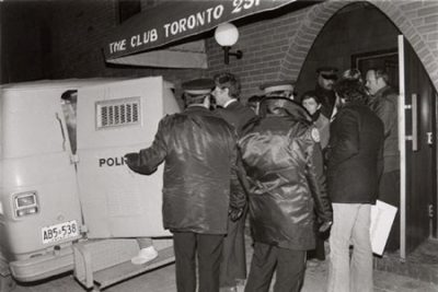 The bathhouse raids on Feb. 5, 1981 proved a turning point in future relations between Toronto police and the city's gay community. Frank Lennon, Toronto Star File Photo