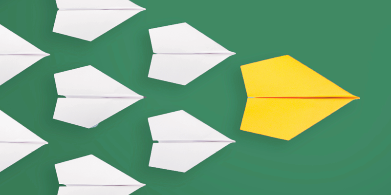 Paper plane graphics