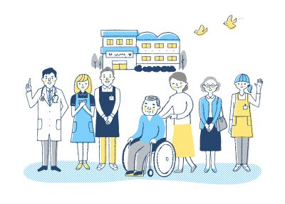 People, many, long-term care, buildings, staff
