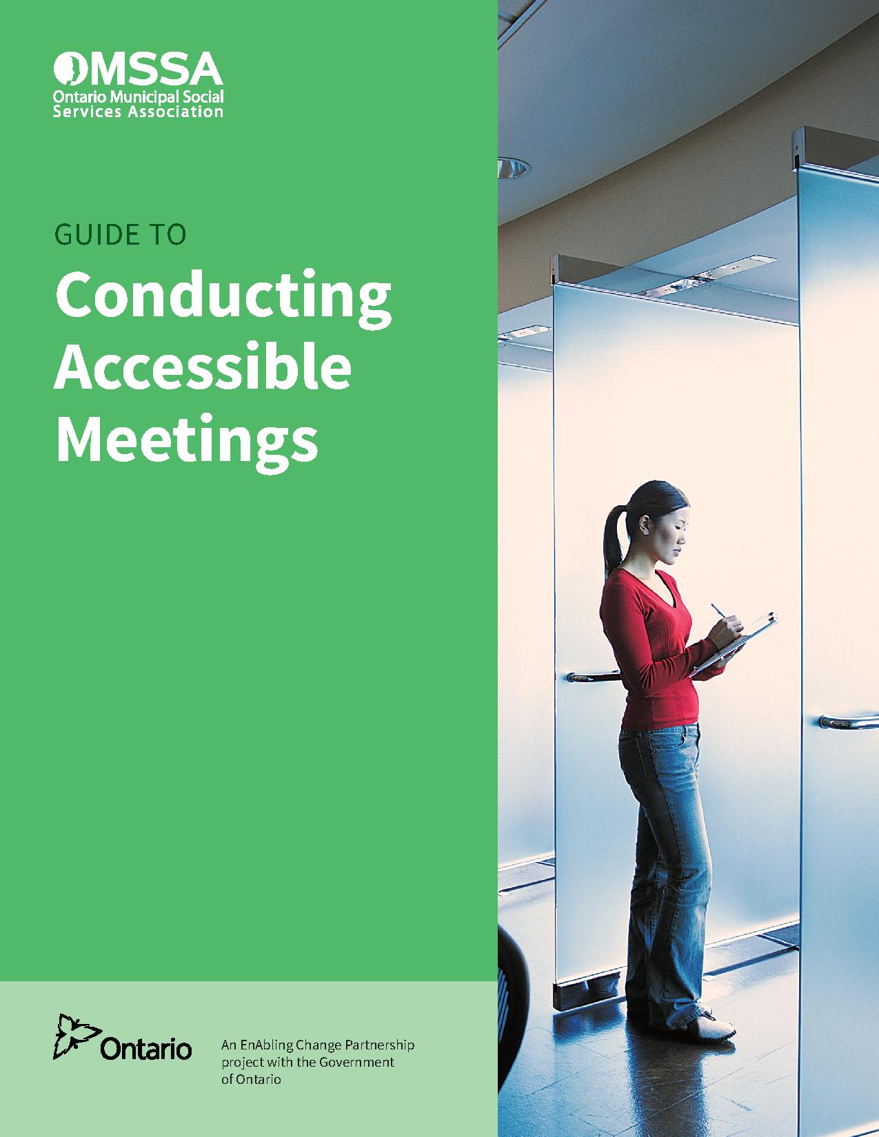 OMSSA Guide to Conducting Accessible Meetings