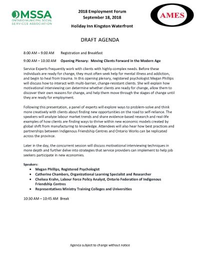 2018_OMSSA_Employment_Forum_Draft_Agenda