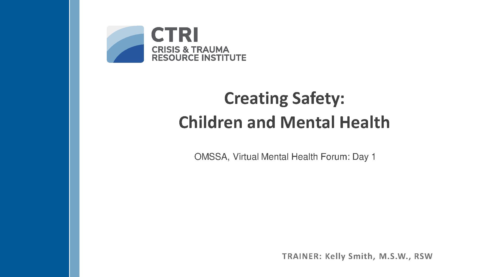 COVID-19_Mental_Health_and_Children_Kelly_Smith_OMSSA_Mental_Health_Forum