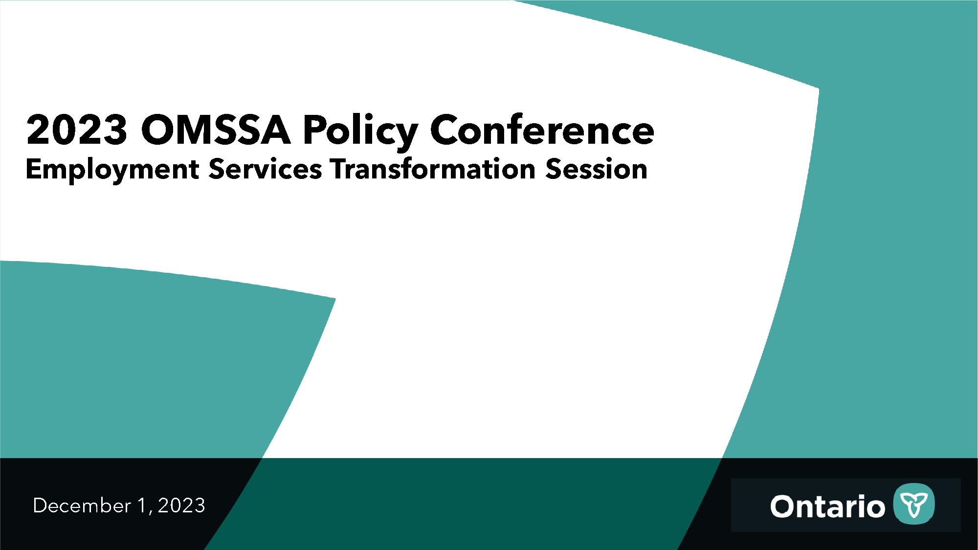 OMSSA_Policy_Conference_-_EST_Session_MLITSD-MCCSS
